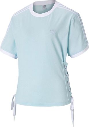 adidas (WMNS) adidas Always Original Laced T-Shirt Asia Sizing Blue White HK5063