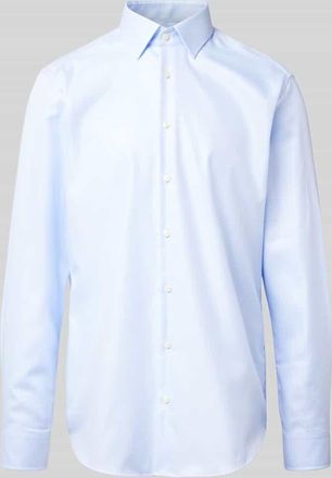 Christian Berg Regular Fit Business-Hemd mit Kentkragen in Hellblau, Größe 37/38