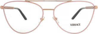 Versace Demo Cat Eye Ladies Eyeglasses VE1296 1515 57