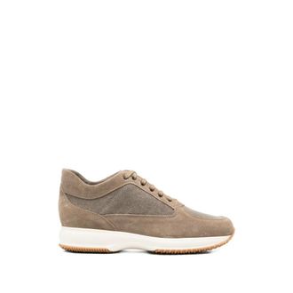 Hogan Sneakers, male, Beige, Size: 9 1/2 US Interaction Sneakers