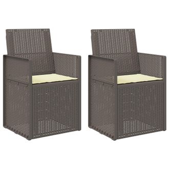 vidaXL Sillas De Comedor De Jard&iacute;n Pp Vidaxl