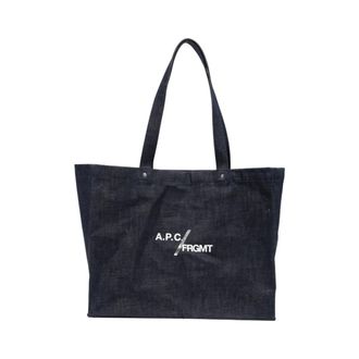A.P.C. Tote Bags, male, Blue, Size: ONE SIZE M67095 IAI Bum Bag