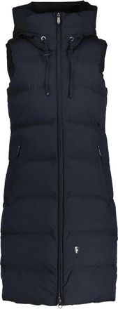 Wellensteyn Goldmine Long Vest 565 - Dames - Bodywarmers - Blauw - 2XL - Polyester - Jassen