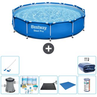Bestway Piscina Bestway Steel Pro Redonda - 366x76 Cm - 8-piezas S21601