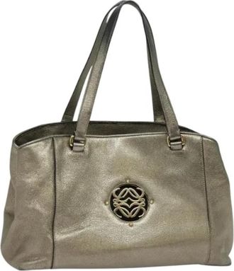 Loewe Tweedehands leren handtassen - Dames - Vintage Shopper - Geel - ONE Size - Leer - Vintage