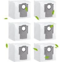 OEM Juego De 6 Bolsas Antipolvo Para Xiaomi Roborock S7 Maxx Ultra / Q7 Max / Q7 Max+ / S7 Pro Ultra / G10s / G10s Pro / Q5+, Accesorios De Repuesto, Gran