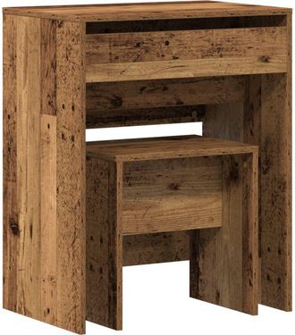 vidaXL Mesa de Tocador con cajón Madera Vieja 60 x 40 x 75 cm Vidaxl