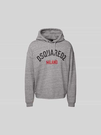 Dsquared2 Hoodie mit Kapuze in Mittelgrau, Gr&ouml;&szlig;e XXL