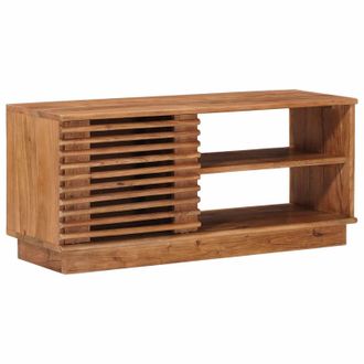 vidaXL Mueble De Tv Con Almacenamiento Natural 90 X 30 X 40 Cm Vidaxl