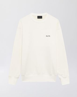 D.A.T.E. sweatshirt basic ivory
