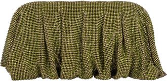 Benedetta Bruzziches Venus La Grande Bag - Dames - Clutches - Groen - ONE Size - Satijn - Tassen
