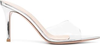 Gianvito Rossi Elle 85 Mule - Dames - Muiltjes - Grijs - 35 EU - Schoenen