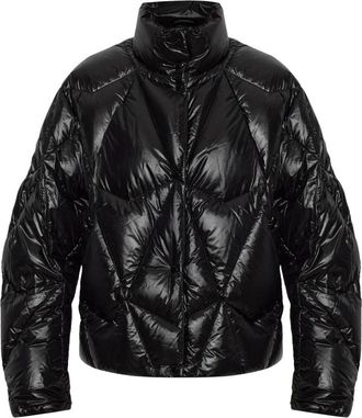 Moose Knuckles Donsjack met patch - Dames - Winterjassen - Zwart - S - Nylon - Jassen