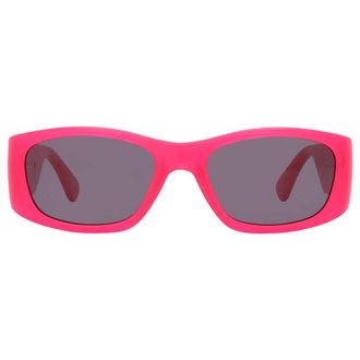 Moschino Grey Rectangular Ladies Sunglasses MOS145/S 0MU1/IR 55