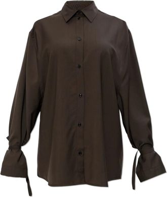Toteme Camicia con polsini annodati - - Blouses & Shirts - Donna - Marrone - L
