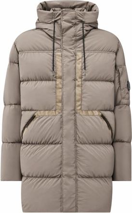 C.P. Company Piumino lungo con cappuccio Nycra R-Lens - - Jackets - Uomo - Beige - M