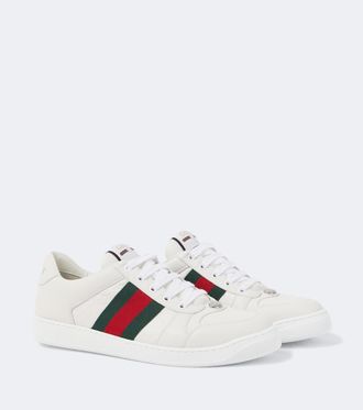 Gucci Zapatillas Screener de piel grabada