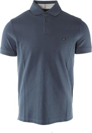 Tommy Hilfiger 1985 Collection Regular Fit Pique Polo - Heren - Polos - Blauw - S - Katoen - Tops