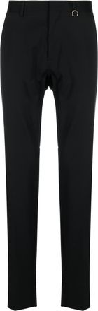 John Richmond embellished side-stripe tailored trousers - men - Polyester/Cotton/Virgin Wool - 48 - Black