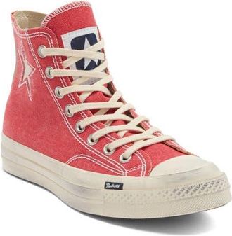 Converse x Madhappy Gender Inclusive Chuck 70 High Top Sneaker in Red/natural Ivory at Nordstrom, Size 5.5