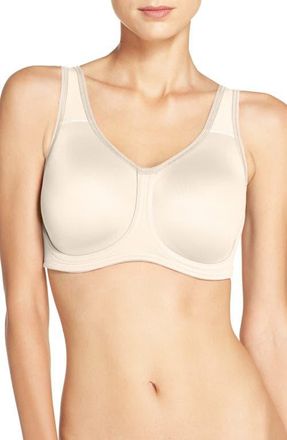Wacoal Simone Seamless Underwire Sports Bra in Beige at Nordstrom, Size 38Ddd
