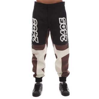 HUGO BOSS Mens Drop1 Trousers in Beige Cotton - Size 30W/32L