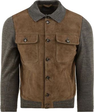 The Jack Leathers Hombre, Chaquetas, Marr&oacute;n, Talla: L