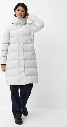 Contemporaine Womens 3/4-length recycled nylon puffer jacket
