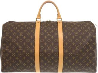 Louis Vuitton Pre-owned Vintage Boston Tas - Heren - Vintage Weekendtas - Bruin - ONE Size - Vintage