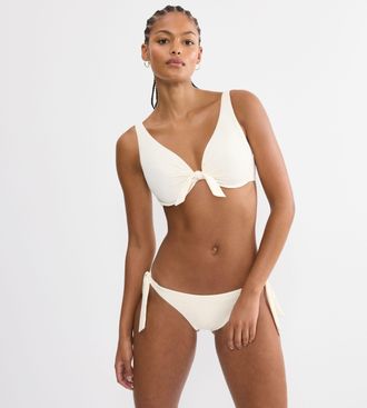 Triumph B&uuml;gel-Bikini-Top TRIUMPH Summer Dune W, Damen, Gr. 38, Cup F, beige, Microfaser, Obermaterial: 83% Polyamid, 17% Elasthan, Bikini-Oberteile B&uuml;gel-Biki
