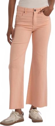 Kut from the Kloth Meg High Rise Fab Wide Leg Jeans In Sherbert
