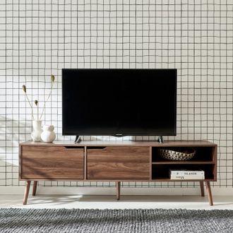 Sweeek Sweeek - Mobile Tv A 2 Ante Effetto Noce, 160cm