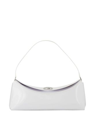 Jacquemus Curved Handbag in Glossy Patent Leather