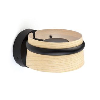Netlighting Loop Integrated LED Wall Light Black 2700K