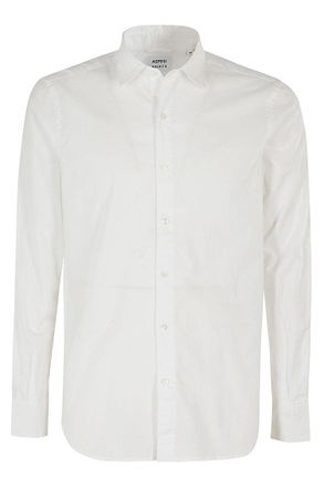 Aspesi Reduced White Shirt With Classic Collar