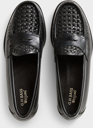 G.H. Bass & Co. Mens Logan Weejuns basketweave penny loafers Men