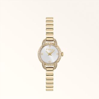 Furla Mini Shape Gold Metal + Strass Woman