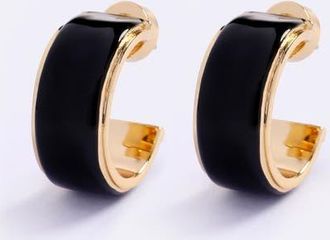 Emma Pills Glow Hoops in Black Glo at Nordstrom