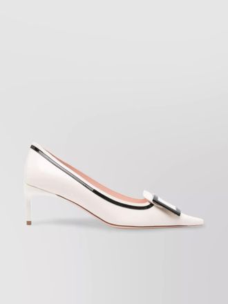 Roger Vivier leather pointed-toe pumps