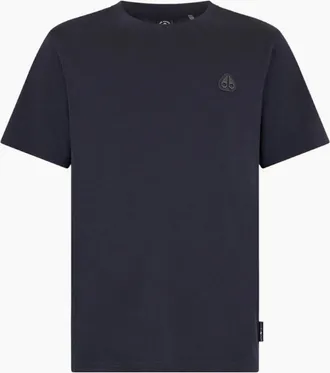 Moose Knuckles Mens Moose Knuckles Crescent T-Shirt S1-26 833 Navy - Black - Size: 44