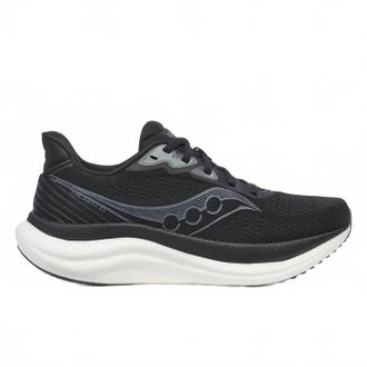 Saucony Womens Triumph 23 Running Shoe In 200 - Black/white
