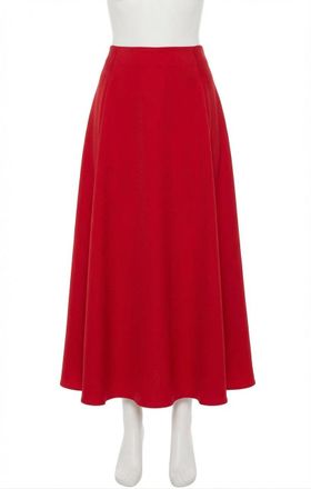 Z Supply Womens Northpointe Midi Skirt In Festive Red
