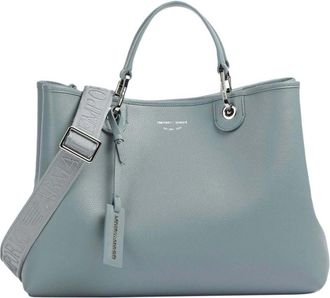 Emporio Armani Light Blue MyEA Medium Tote
