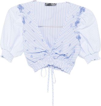 Ermanno Scervino Top corto ricamato Ermanno Scervino