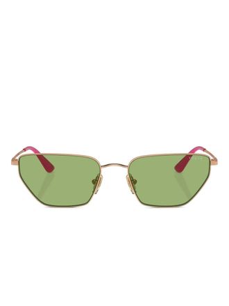 Vogue Eyewear Zonnebril met geometrisch montuur - Goud