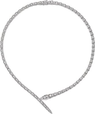 Bulgari Serpenti Diamond And White Gold Necklace