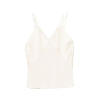 Forte_Forte Sleeveless Tops, female, Yellow, Size: XS Envers Satin Top