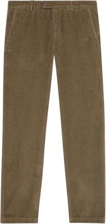 Brooks Brothers Regular Fit Katoen Corduroy Chino - Heren - Chinos - Groen - W44 - Katoen - Broeken
