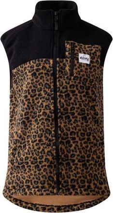 Eivy Lumberjackie Sherpa Vest Fleecegilet f&uuml;r Damen | braun/schwarz