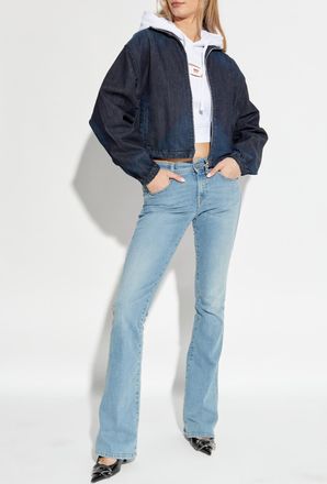 Diesel Denim Jacket DE-SANDERZ, Womens, Navy Blue